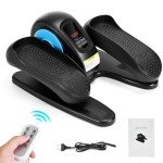 Smart Elliptical Trainer with LCD and Anti-Slip Pedals