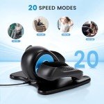 Smart Elliptical Trainer with LCD and Anti-Slip Pedals