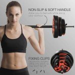 20kg Adjustable Barbell Weights Set for Home Gym