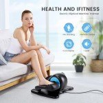 Smart Elliptical Trainer with LCD and Anti-Slip Pedals