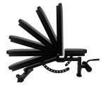 Braingain Adjustable Weight Bench - Heavy-Duty, Compact