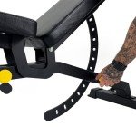 Braingain Adjustable Weight Bench - Heavy-Duty, Compact