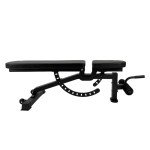 Braingain Adjustable Weight Bench - Heavy-Duty, Compact