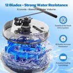 Dripex Water Rowing Machine for Home Gym