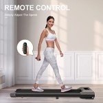 Compact Under Desk Treadmill with Remote Control