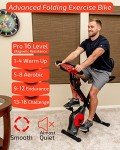 YYFITT Foldable Fitness Bike with Resistance Bands