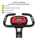 YYFITT Foldable Fitness Bike with Resistance Bands