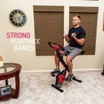 YYFITT Foldable Fitness Bike with Resistance Bands