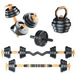 Versatile 6 in 1 Adjustable Dumbbell Set