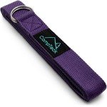 Adjustable D-Ring Yoga Strap - Purple 183cm