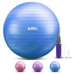 Umi Large Anti-Burst Exercise Yoga Ball with Pump