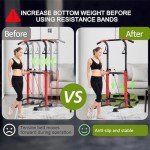 Adjustable Power Tower Dip Station for Home Gym