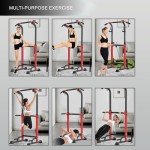 Adjustable Power Tower Dip Station for Home Gym