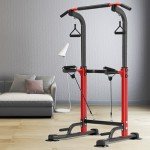 Adjustable Power Tower Dip Station for Home Gym