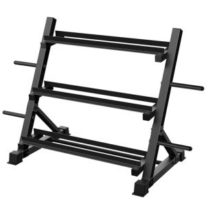 3-Tier Weight Rack for Dumbbells and Barbells