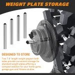 3-Tier Weight Rack for Dumbbells and Barbells