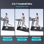 Mobvoi Ultra 3-in-1 Home Treadmill with Incline