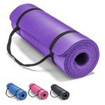 Lions 10mm Non-Slip Yoga Mat with Strap