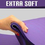 Lions 10mm Non-Slip Yoga Mat with Strap