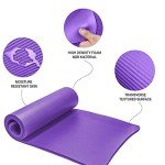 Lions 10mm Non-Slip Yoga Mat with Strap