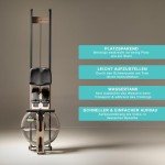 Driftwood Water Rowing Machine with Bluetooth Monitor