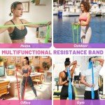 5 Levels Resistance Bands Set for Home Workouts