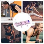 Foldable Pilates Reformer with Ab Roller Board
