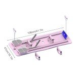 Foldable Pilates Reformer with Ab Roller Board