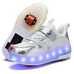 LED Light-Up Roller Skates for Kids - Rechargeable