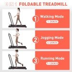CITYSPORTS 4-in-1 Folding Treadmill with Remote