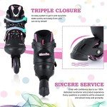 Wheelive Adjustable Light Up Inline Skates