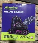 Wheelive Adjustable Light Up Inline Skates
