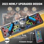 Foldable Push-Up Rack for Home Gym Workouts