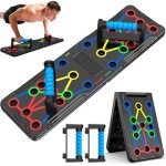 Foldable Push-Up Rack for Home Gym Workouts
