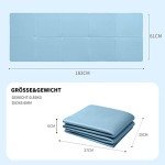 Foldable Non-Slip Yoga Mat for Travel