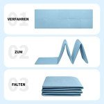 Foldable Non-Slip Yoga Mat for Travel