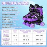 Adjustable Light-Up Roller Skates for Kids