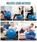 TOMSHOO Anti-Burst Exercise and Yoga Ball