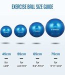 TOMSHOO Anti-Burst Exercise and Yoga Ball