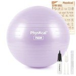 Purple 75cm Gym Ball for Fitness & Yoga