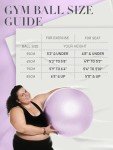 Purple 75cm Gym Ball for Fitness & Yoga
