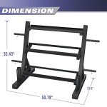 3-Tier Dumbbell Rack for Home Gym Storage