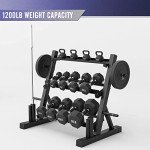 3-Tier Dumbbell Rack for Home Gym Storage
