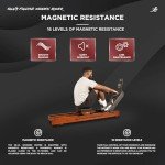 JLL Silva Foldable Magnetic Resistance Rowing Machine