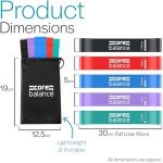 Mini Resistance Bands Set of 5 for Core Training