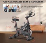 Indoor Cycling Exercise Bike with LCD Display
