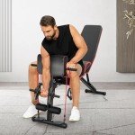 Adjustable Foldable Gym Bench for Home Workouts