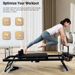 Foldable Pilates Reformer Machine Set for Home