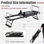 Foldable Pilates Reformer Machine Set for Home
