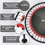 Pukomc 48-Inch Foldable Fitness Trampoline with Handle